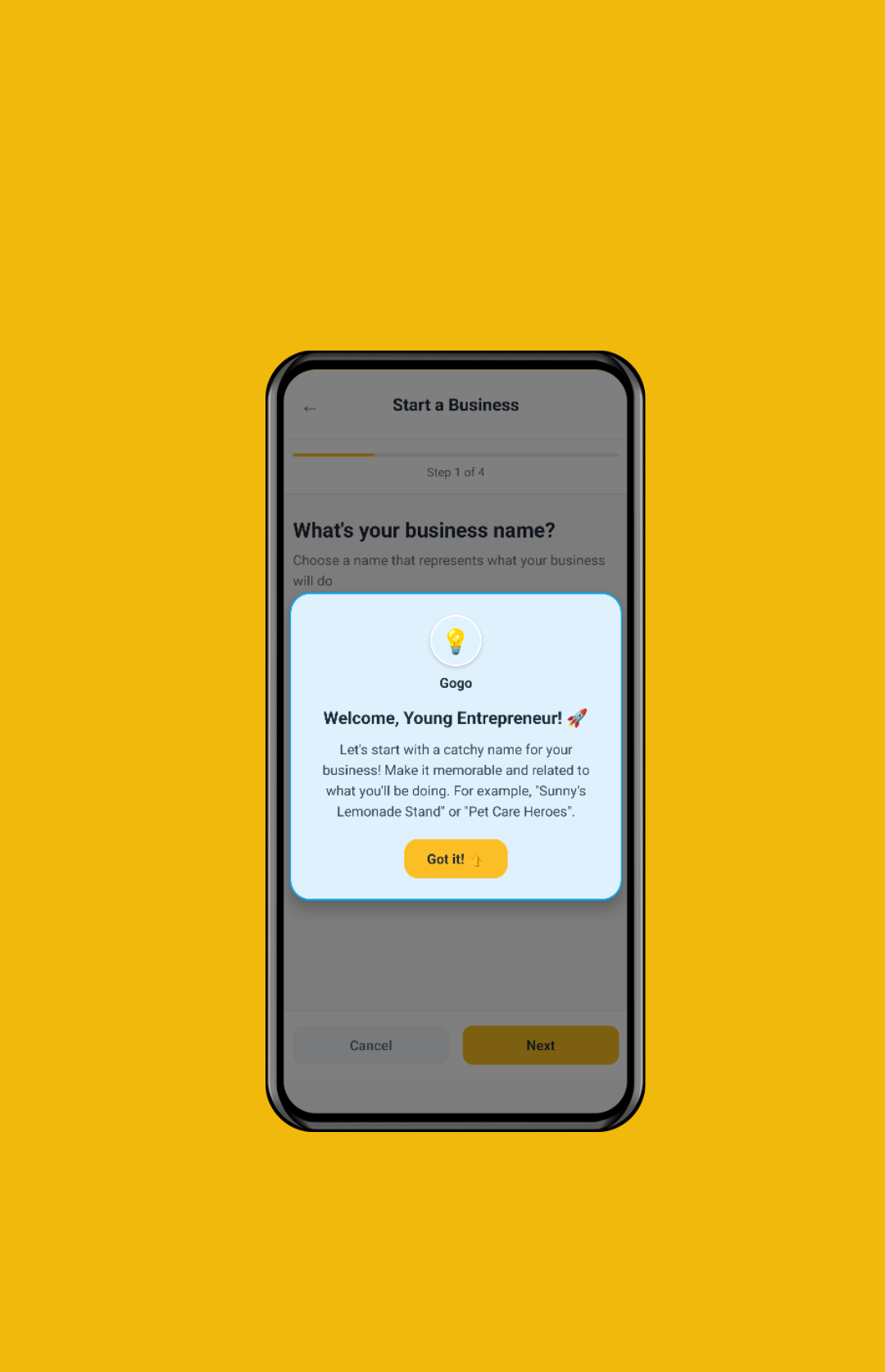 Gogo's Gold - Business Management Feature